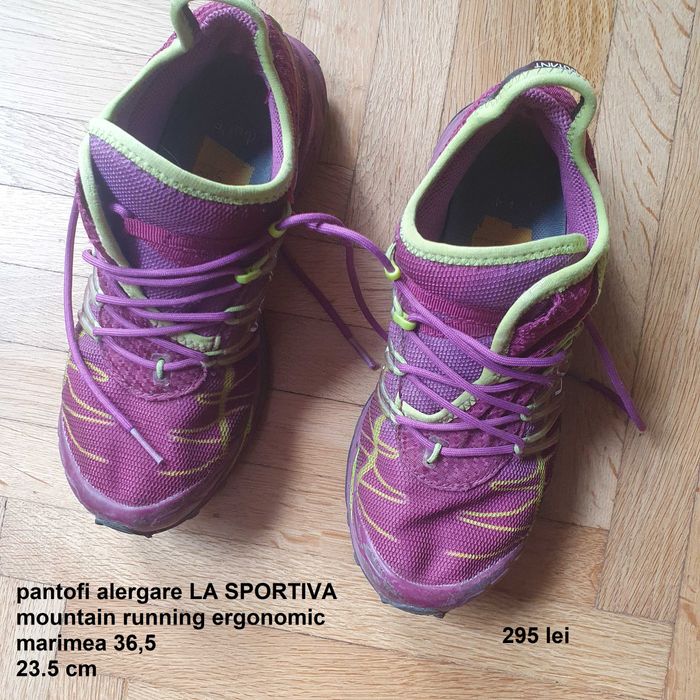 pantofi alergare pentru dama, LA SPORTIVA, tricou sportware M