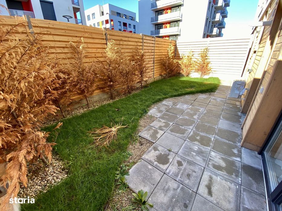 Vand apartament 2 camere cu gradina+parcare, amenajat modern, ARED-AFI