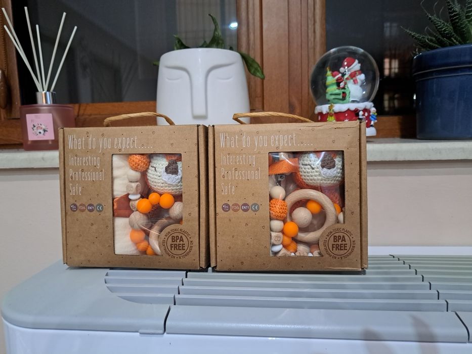 Нов!Подаръчен сет-комплект за бебе Muslins-ANTADESIM-6 части