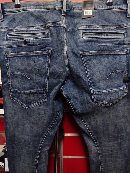 Оригинални дънки G-Star Raw D-Staq W38 3D Slim нови мъжки еластични