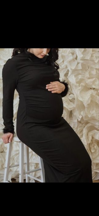 Дамска черна рокля