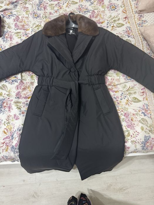 Куртка с норковым воротником