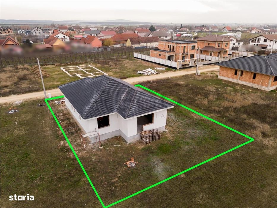RECO Casa la rosu - 3 dormitoare, plan parter 120 mp utili - Osorhei