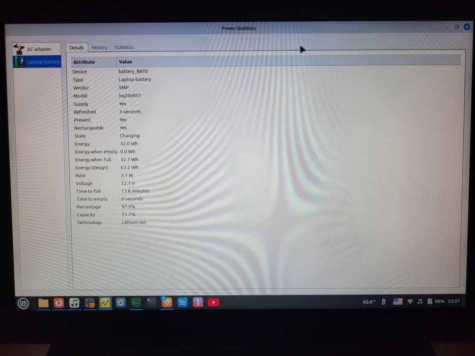 MacBook Pro 13' 16 RAM SSD Linux Mint