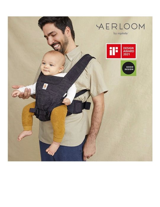 Эргорюкзак Ergobaby Aerloom Charcoal/Black