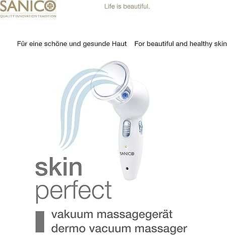 Електрически масаж с вендузи SANICO SKIN PERFECT антицелулитен масажор