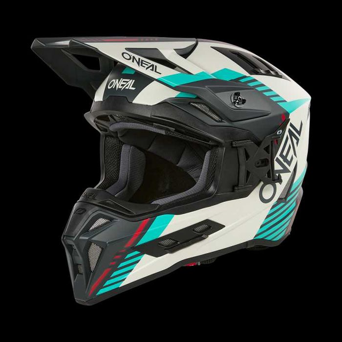 Ендуро каска O'NEAL EX-SRS QUIN Gray Teal Размери: XS,S,M,L,XL,2XL