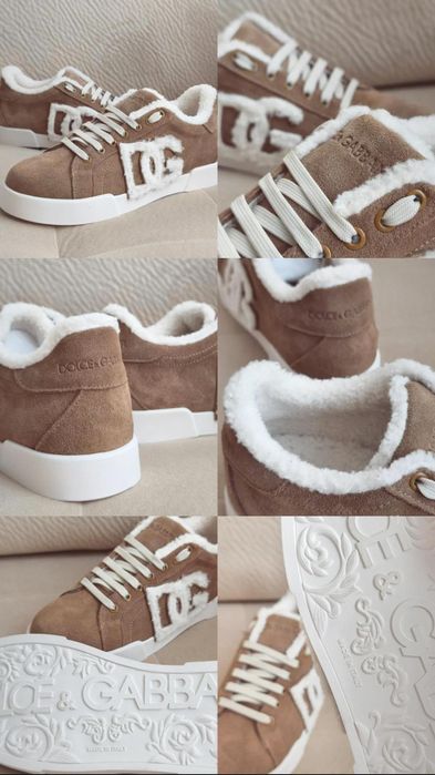 Dolce Gabbana Обувки Размер 42 Велур Кафяви