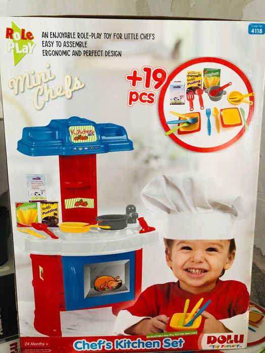 Set Bucatarie pentru copii, 19 accesorii, fete si baietii