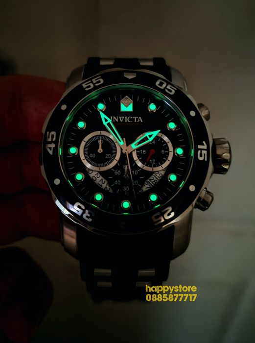 ПРОМО!!! часовник INVICTA Pro Diver SCUBA Silver 48 mm, Инвикта нов