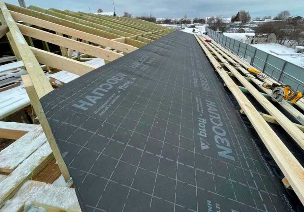 Гидро-ветрозащитная паропроницаемая усиленная мембрана Изоспан AQ 188