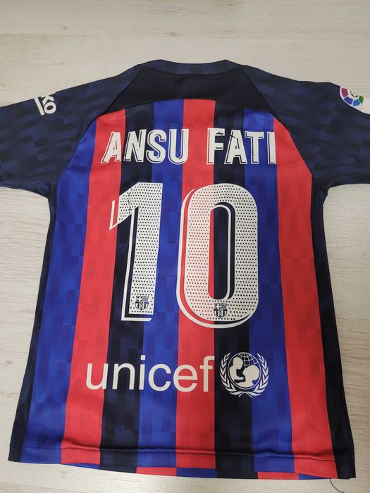 Tricou fotbal copii FCB - Ansu Fati