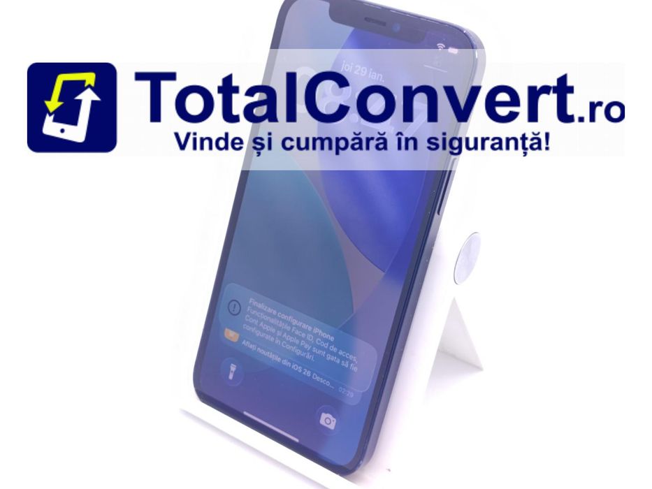 Apple iPhone 12 128GB Black 4GB Single SIM, Garantie 24 luni | #D90730