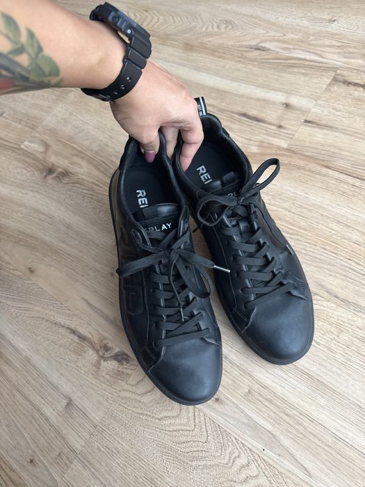 Мъжки обувки/маратонки Replay естествена кожа