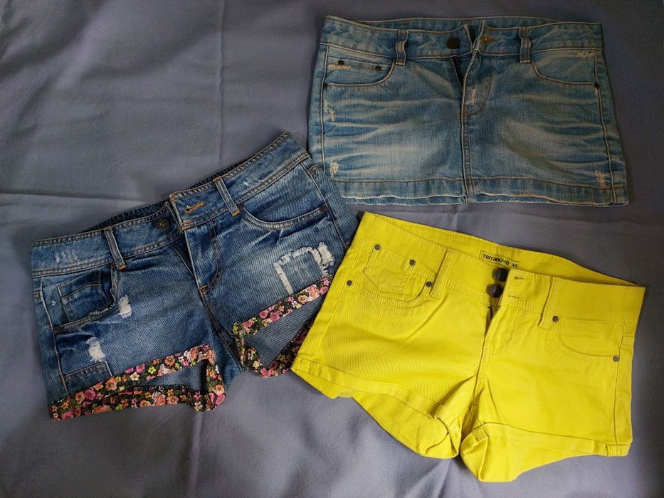 Платье Короткие шорты,комбинезон юбка размер хs,s