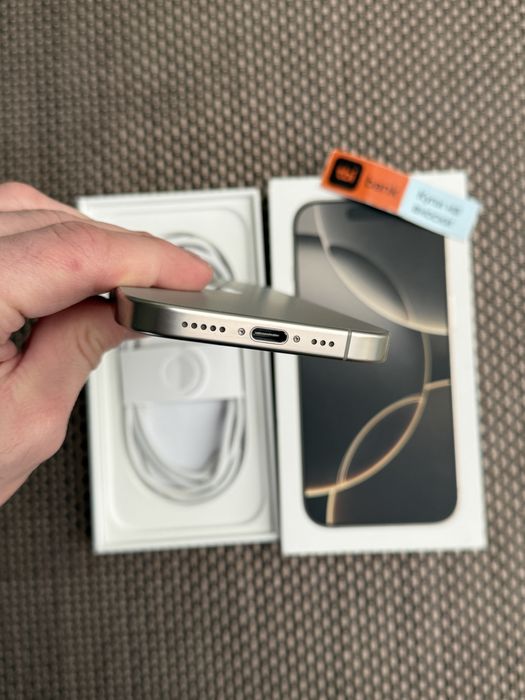 Като НОВ! iPhone 16 Pro*ЛИЗИНГ 27€/м Natural айфон 16 про