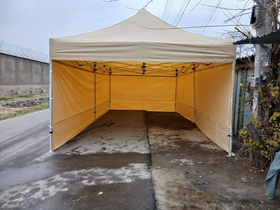 Prakatga stul zontik (4×8) shirma prakatga beriladi. 24/7