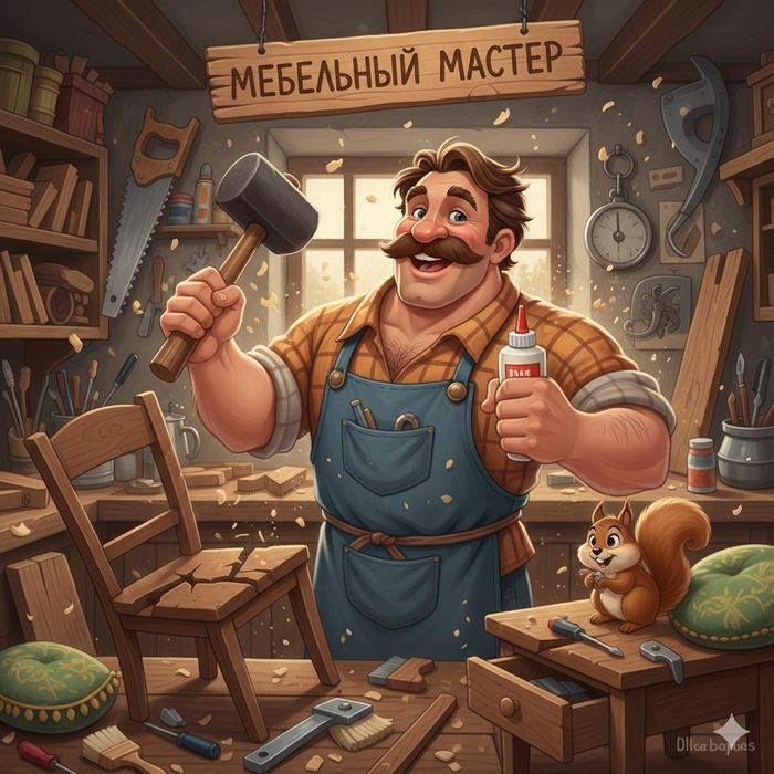 Ремонт вашей мебели на дому и с вывозом