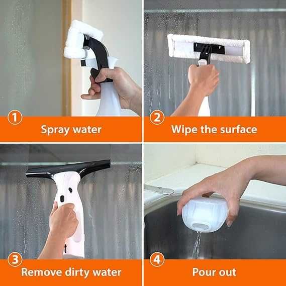 Уред за почистване на стъкла Amazon Basics