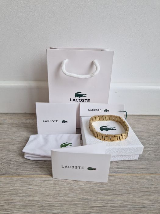 Bratara Lacoste - 21cm - Auriu