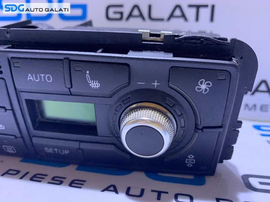 Panou Comanda AC Clima Climatronic cu Scaune Incalzire Audi A8 D3 2002 - 2009 Cod 4E0820043A 4E0820043D