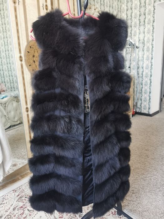 Жилетка из меха песца