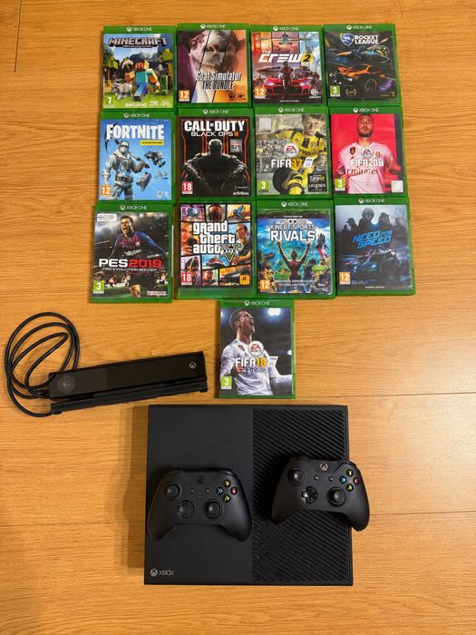 Xbox One 1Tb + 2 Controllere + Kinect(camera) + 13 jocuri
