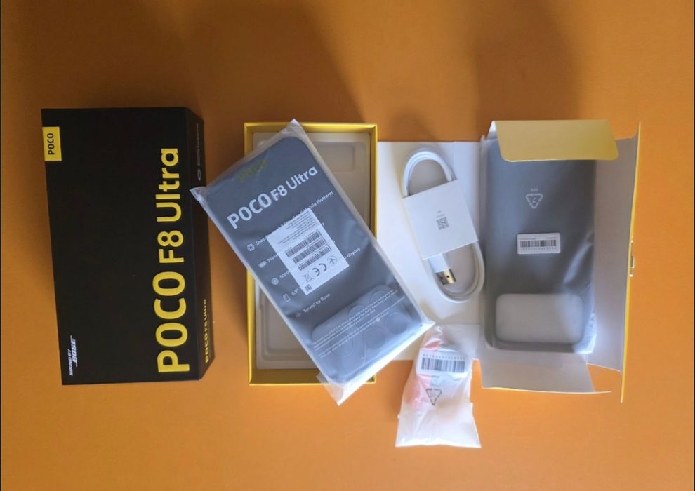 Poco F8 Ultra Black 16GB  Ram  512GB