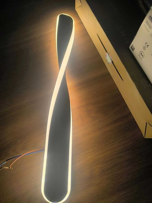5 броя Дизайнерски LED стенни лампи LAKA 45 см 12W 3000K – чисто нови