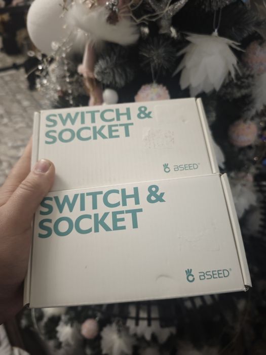 Întrerupător și priza  duble bseed 2 kitul noi