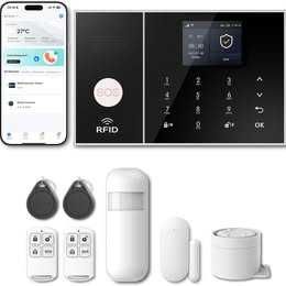 Комплект от 8 части за домашна сигурност, алармена система