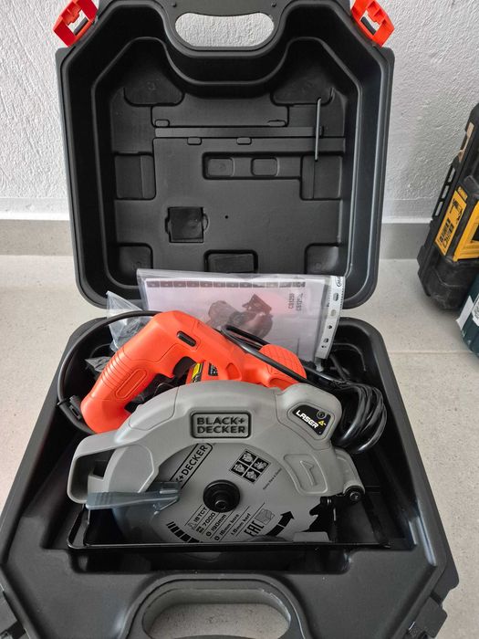 Black & Decker Електрически циркуляр CS1250LKA-QS с диск Bosch