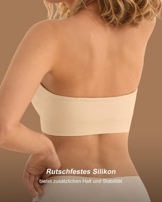 Bustieră damă,fără bretele cu silicon