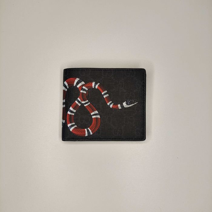 Gucci Портфейл Черен със змия