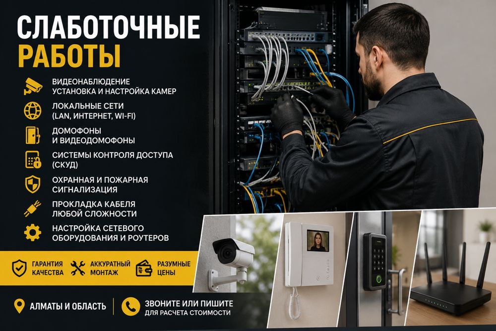 Установка Камеры видеонаблюдение