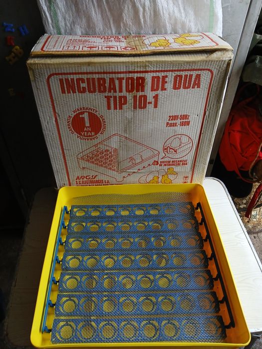 Incubator de oua scos pui.