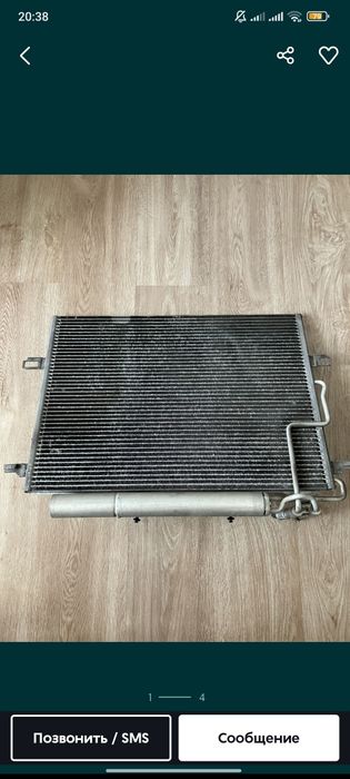 Радиатор основной и радиатор кондиционера Е211