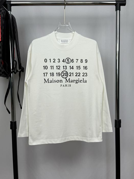 MM6 White Long Sleeve | Maison Margiela Longsleeve