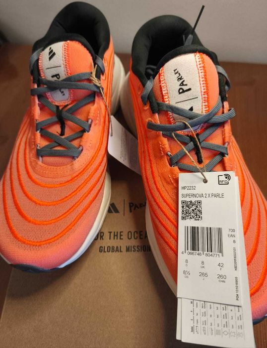 Adidas supernova 2 x parley. 42 размер.