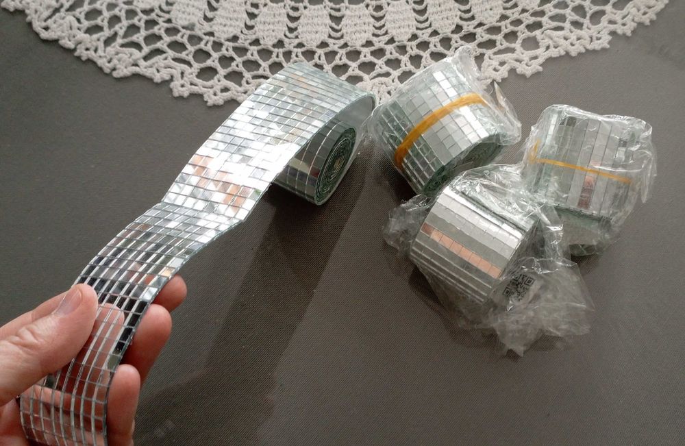 Самоклеющаяся зеркальная мозайка