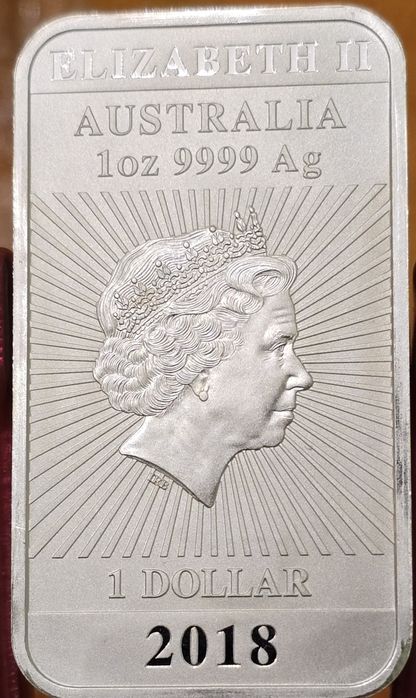 Rectangular Dragon TOATA+ 2018 - 2025 monede lingou argint 999