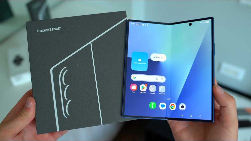 Нов! 2г Гаранция! Samsung Galaxy Z Fold 7 5G 256GB + 12GB RAM Jetblack