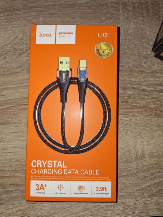 Cablu Date si Incarcare USB-A - USB-C HOCO U121, 18W, 1.2m, Negru