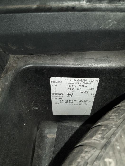 Piese/ Vw Passat b6 2009 cbab , dsg, lk7x