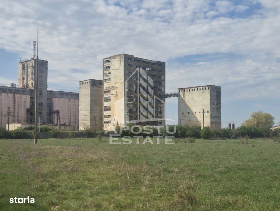 Platformă Industrială 3Ha Silozuri 50M Acces Cfr Sânnicolau Mare