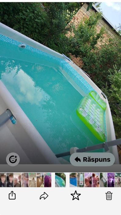 Vând piscină supraterana 4/2 metri