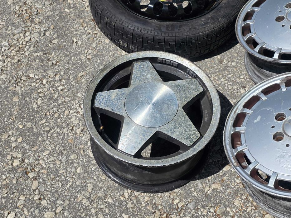 Лети джанти за Mercedes 15" 5x112 (W201 / W124) - 6Jx15 ET49 и Резервна гума патерица за 155/70/R17 110M Mercedes 2194000002