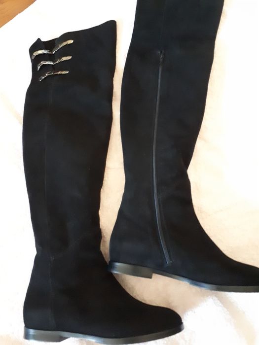 Продам итальянские сапоги-ботфорты