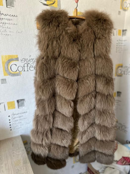 Продам песцовый желет