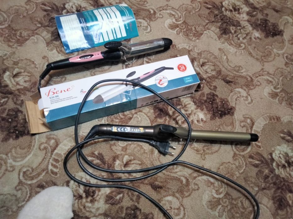 Плойки две шт разные по толшине